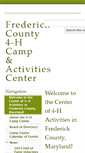 Mobile Screenshot of campcenter.frederickcounty4-h.org